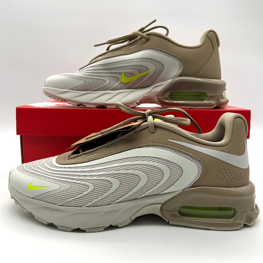 Nike Air Max Fire Mens Sneakers 10.5 Light Bone Volt Khaki Shoes DH4083 002